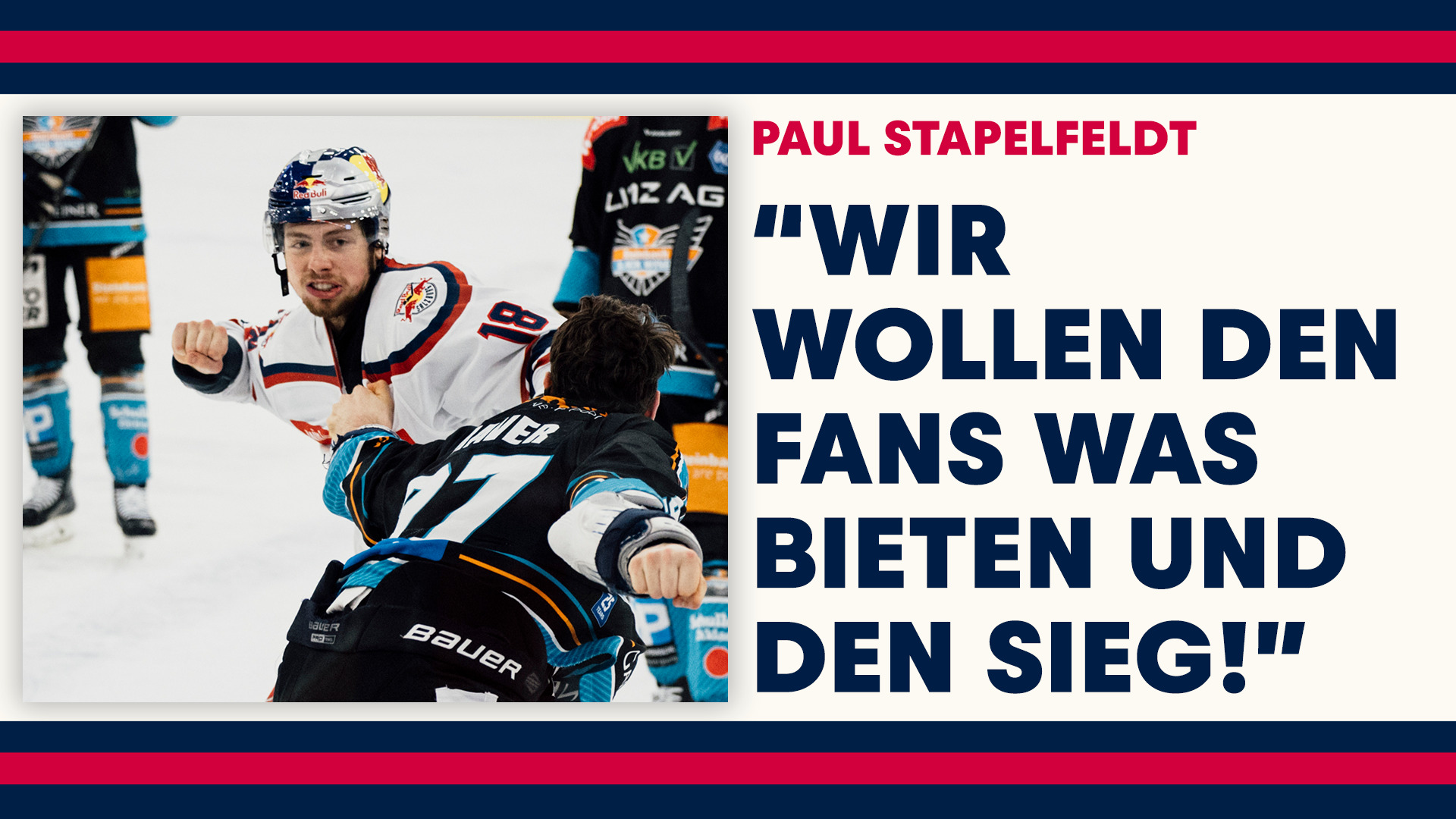 Statement: Paul Stapelfeldt vor dem Spiel gegen Ljubljana