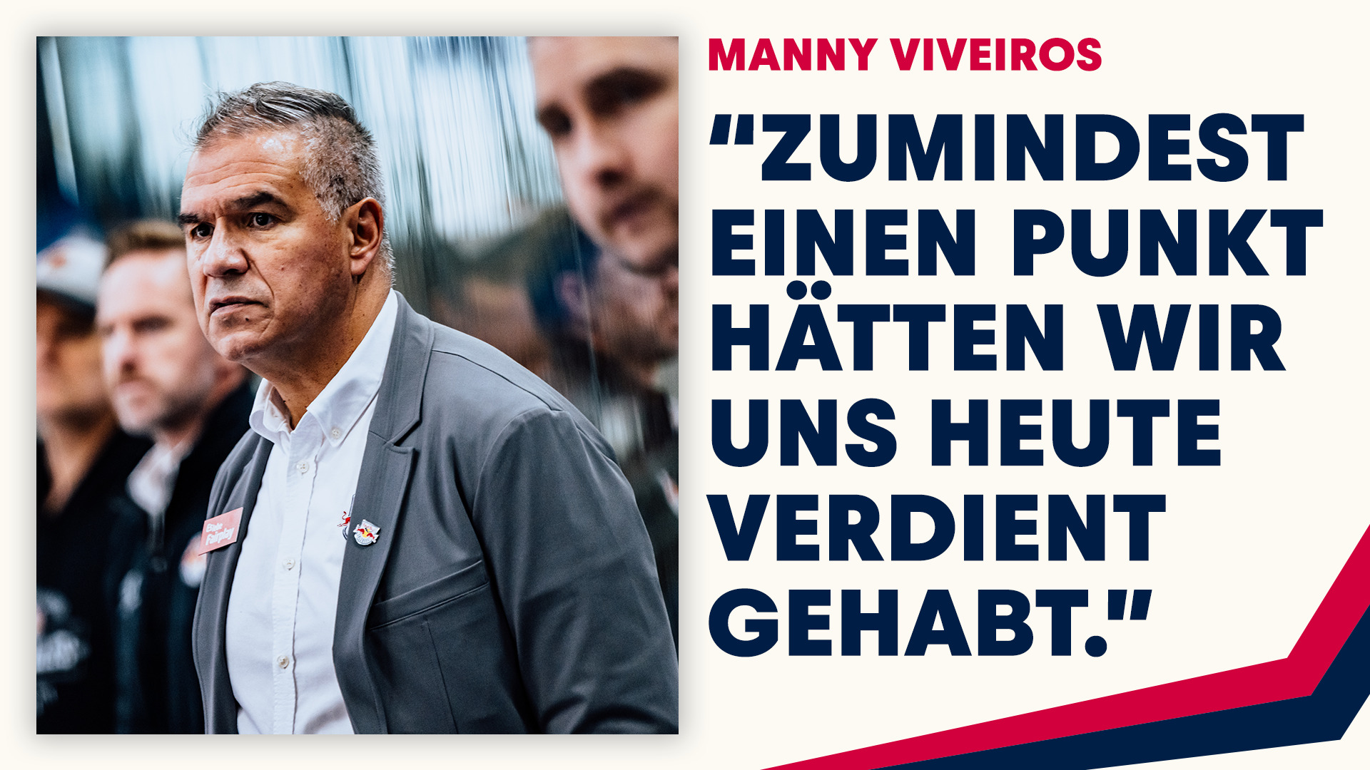 Statements: Lukas Schreier und Manny Viveiros nach dem Spiel gegen Fehervar A...