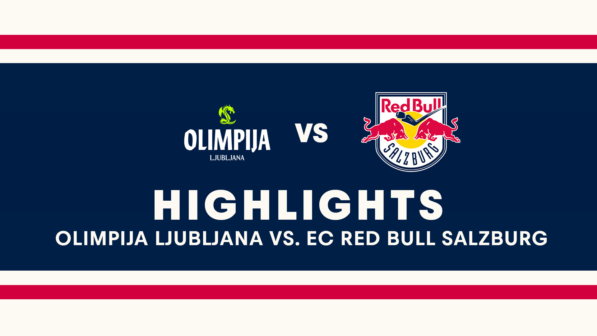 Highlights: Olimpija Ljubljana vs. EC Red Bull Salzburg | 29.11.2024