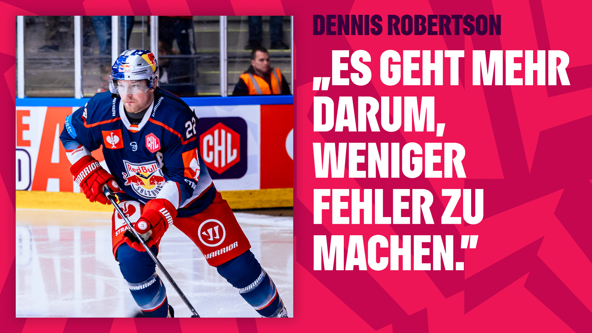 Interview Dennis Robertson vor dem Spiel gegen die Eisbären Berlin