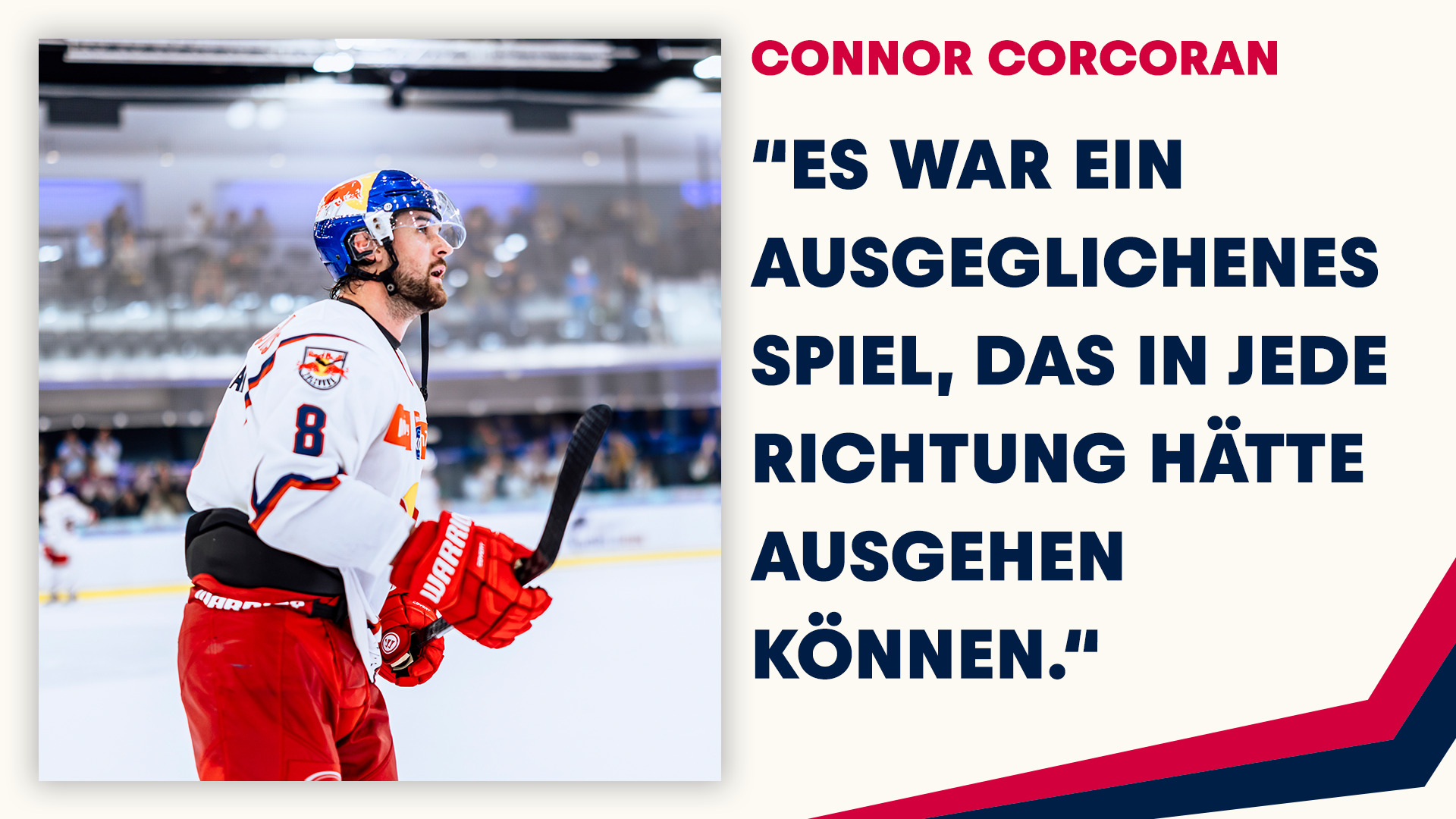 Statements: Connor Corcoran & Manny Viveiros nach dem Spiel gegen Villach