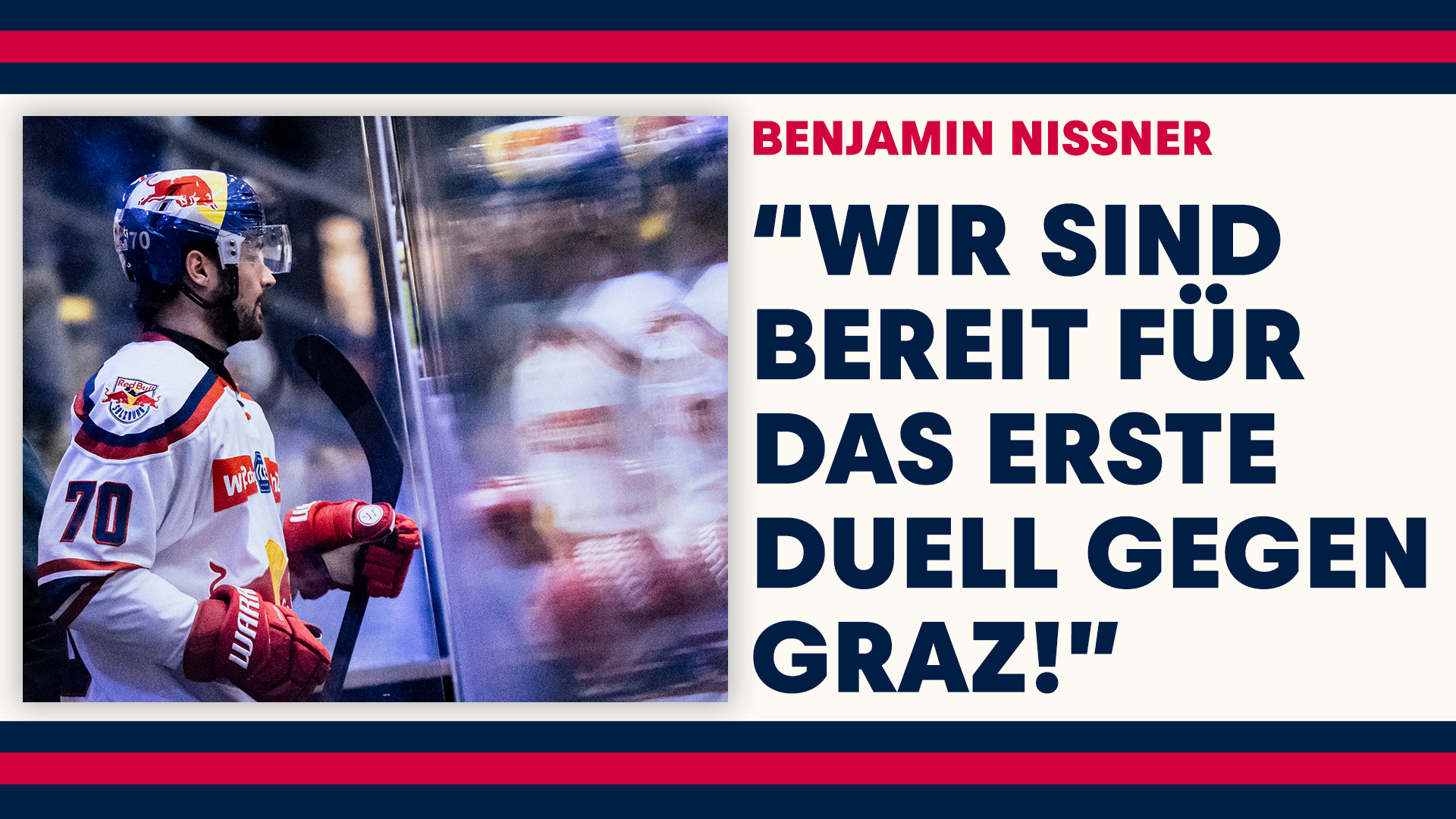 Statement: Benjamin Nissner vor dem ersten Saisonduell gegen Graz