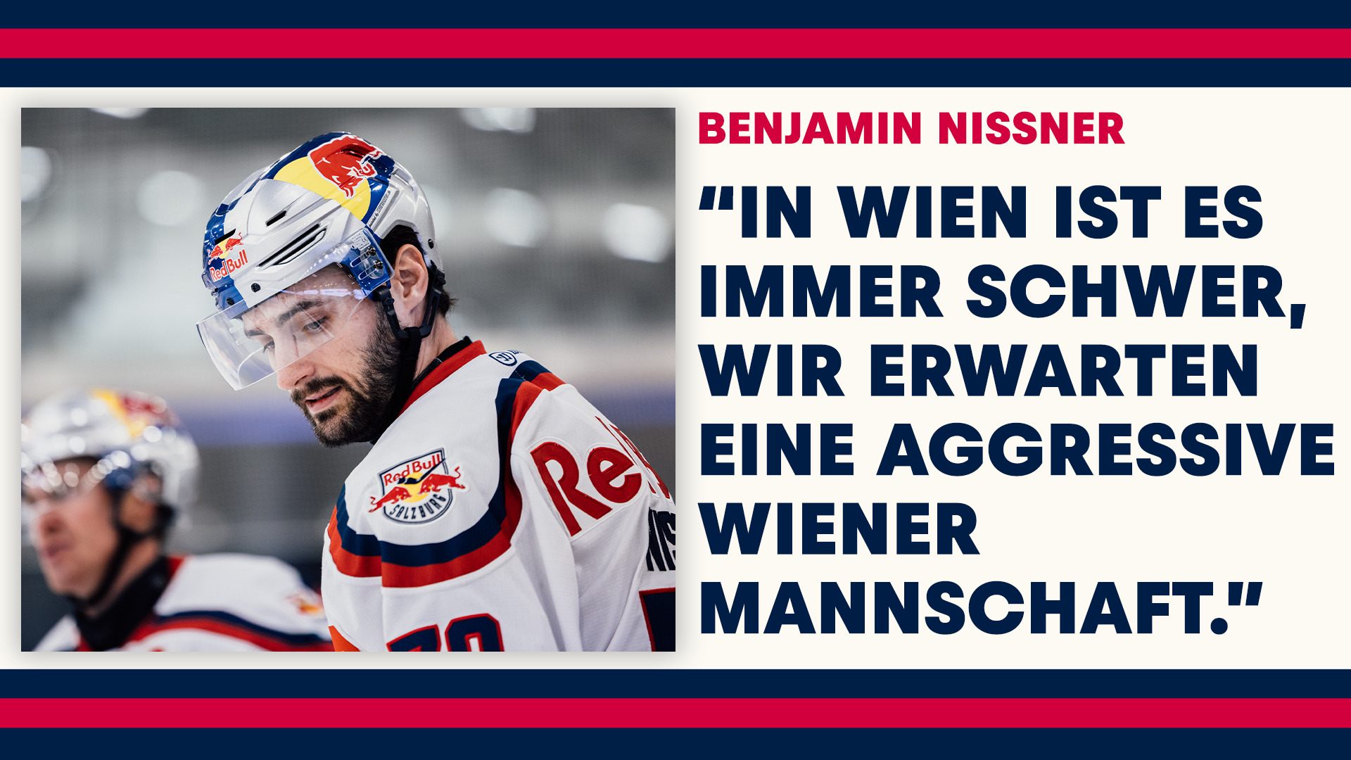 Statement: Benjamin Nissner vor dem Spiel gegen Wien