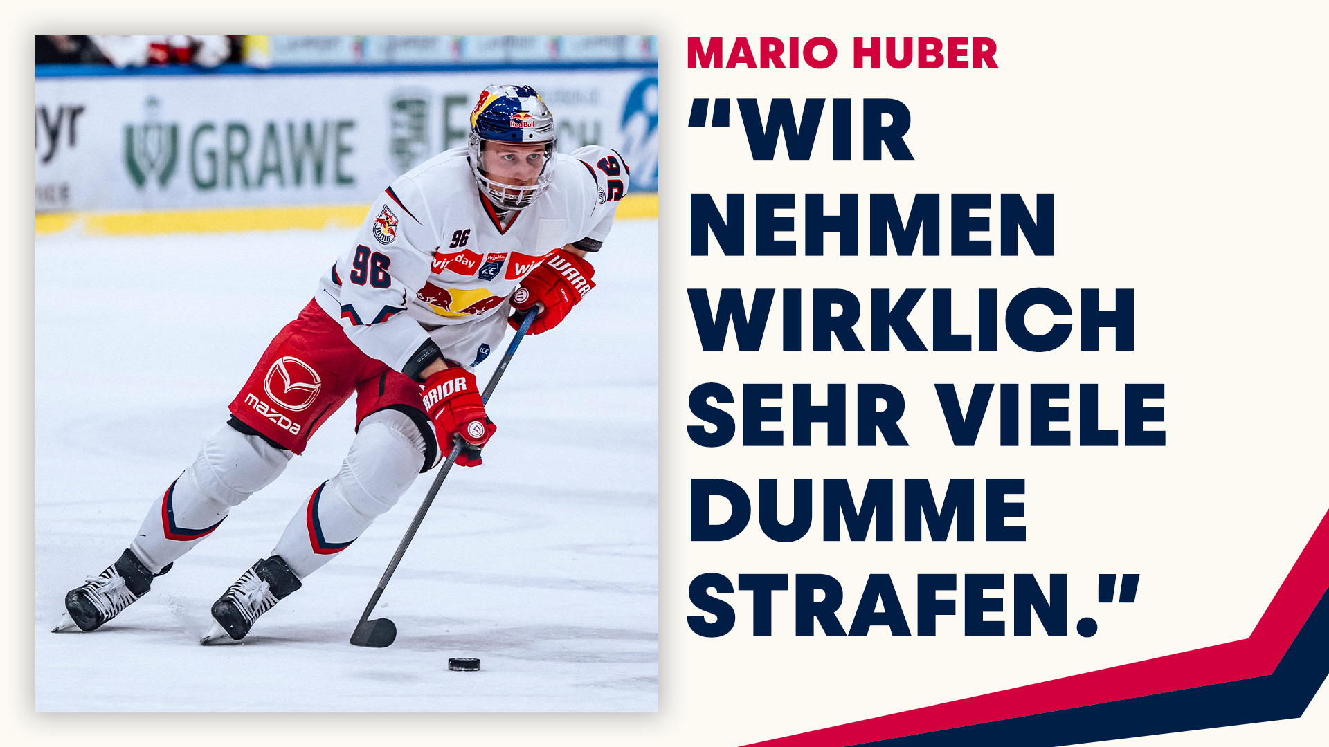 Statement: Mario Huber vor dem Spiel gegen Graz