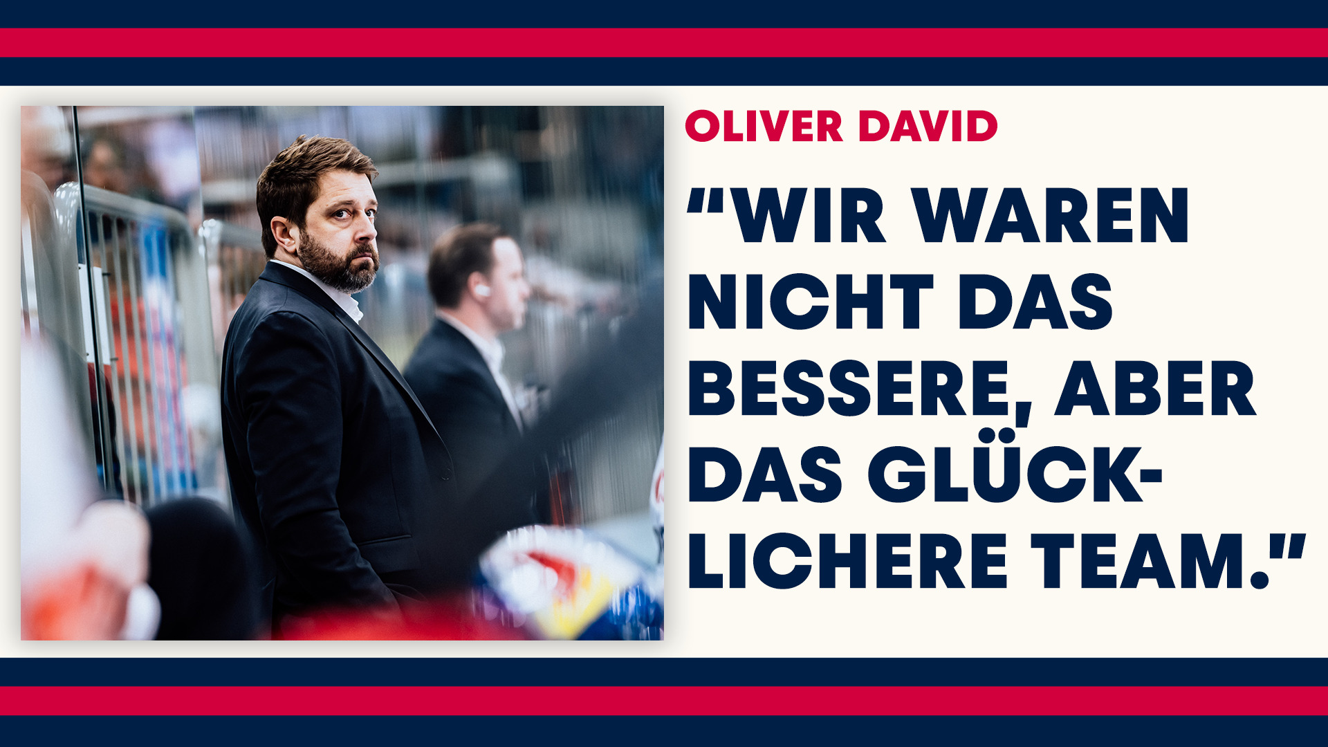 Statement: Oliver David nach Spiel 2