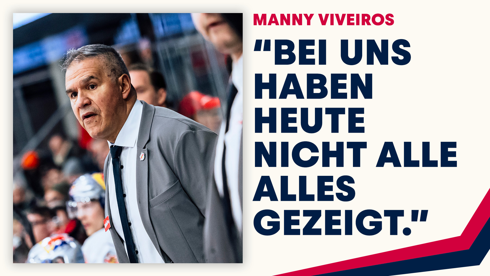 Statement Manny Viveiros nach dem Spiel gegen Budapest