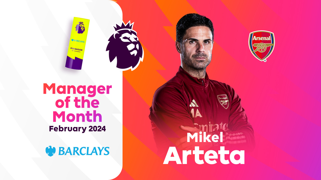 Premier league manager of deals the month