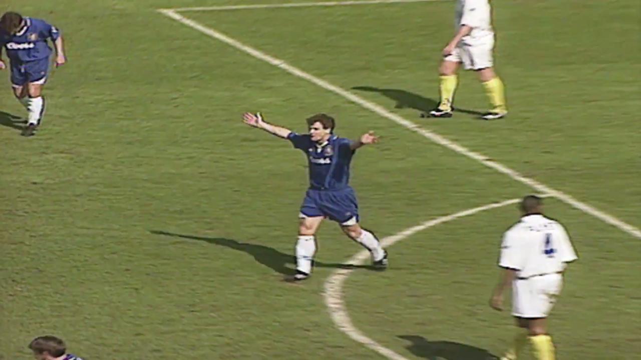 Flashback Hughes treble for Chelsea against Leeds