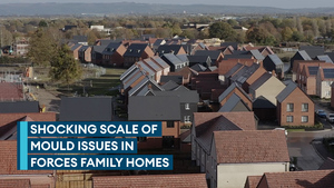 More than 10% of forces family homes treated for mould, FOI says 