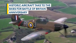 Historic aircraft take to the skies to commemorate Battle of Britain 84th anniversary