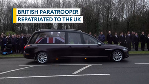 British paratrooper killed in Ukraine repatriated back to the UK 