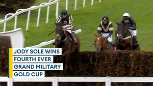 Jody Sole wins fourth Grand Military Gold Cup title