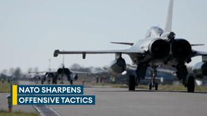 Personnel practise offensive tactics on Ramstein Flag 