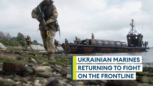 Ukrainian marines to return to fight on frontline after UK-led training complete