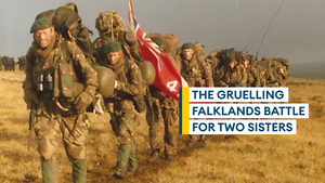 Falklands veteran describes brutal fight to capture 1,000ft Two Sisters mountain