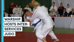 Inter-services Judo Championships onboard Royal Navy warship