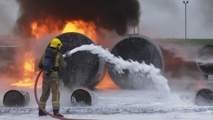  Final RAF Firefighter Trainees At RAF Manston Close To Completing Training