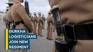 Gurkha logisticians officially welcomed to Army's global response force | Forces News | 2 February
