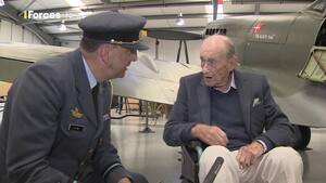 Danish WW2 Spitfire Pilot Revisits RAF Biggin Hill