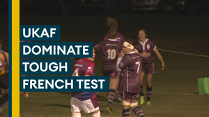 UKAF Women Dominate 'Le Crunch' Clash