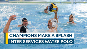 Champions show pool polo power in Inter Services deciders