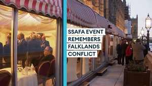 SSAFA event at House of Lords marks 40th anniversary of Falklands conflict