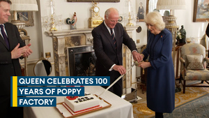 Queen praises Poppy Factory charity's important support for veterans