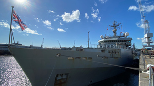HMS Enterprise Returns To UK After 15-Month Deployment