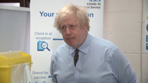 Johnson: 'Thoughts And Prayers' With Captain Sir Tom Moore
