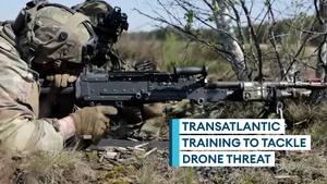 British paras take on US cavalry as both sides fight with drones