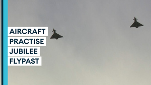 Last major flypast rehearsal ahead of Queen's Platinum Jubilee celebrations