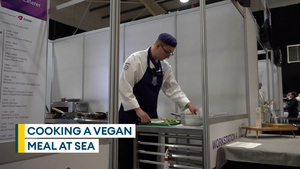 How to make a vegan meal for Royal Navy sailors at sea