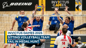 Sitting volleyball miss out on medals for Team UK
