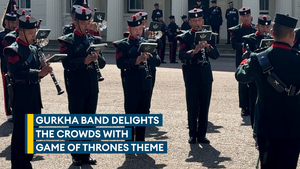 Band of the Brigade of Gurkhas perform Game of Thrones theme