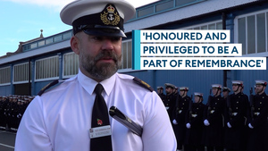 Last Remembrance for Royal Navy's State Ceremonial Training Officer