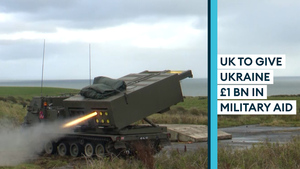 PM announces further £1 billion of military aid for Ukraine to 'enhance and sustain' Russian invasion