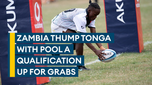 Zambia dominate against the Tongans