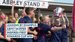 Stunning free-kick helps Royal Artillery win thrilling cup final
