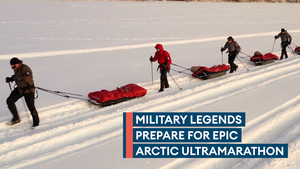 Military dream team prepare for Arctic ultra challenge