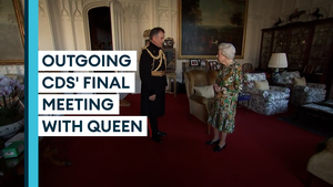 Gen Sir Nick Carter's final meeting with Queen as military chief