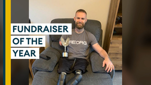 Triple amputee and former Royal Marine wins fundraiser of the year award