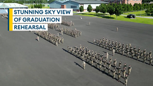 Final rehearsals at AFC Harrogate for junior soldiers ahead of graduation