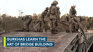 New Gurkha engineers learn how to build bridges at speed