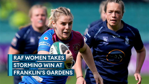RAF women dominates over Navy at Franklin's Gardens