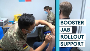 Booster jab rollout: How are Armed Forces personnel helping to vaccinate the UK?