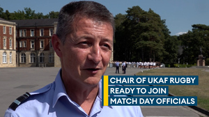 UKAF rugby chair ready to get stuck in as an official for IDRC