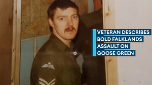 Falklands veteran explains how UK troops took Goose Green in key battle