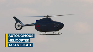 Navy's autonomous full-size helicopter takes flight