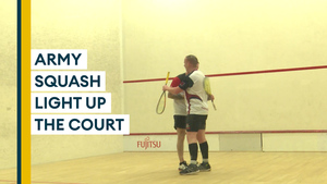 Squash players compete at British Army Championships
