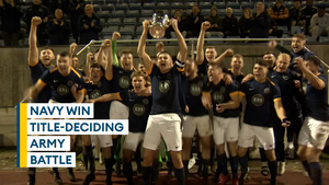 Royal Navy retain U23 Inter Services title after contentious penalty decision 